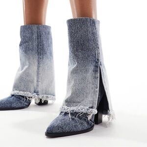 Steve Madden Blue Denim Boots